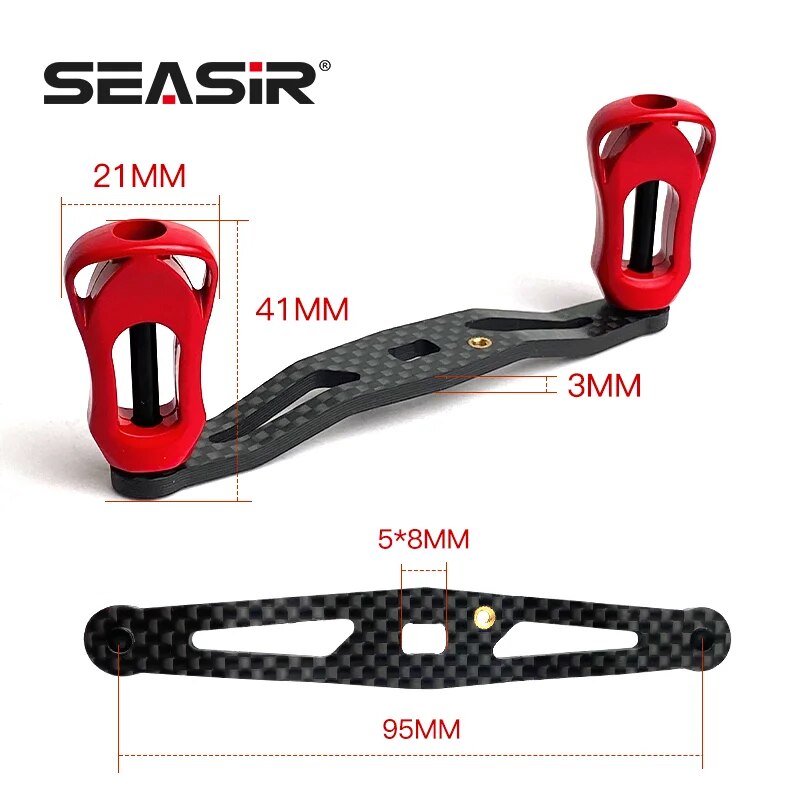 SEASIR 탄소 섬유 낚시 릴 핸들, 초경량 그립,  - Reel Drag Knob 리뷰 및 가격