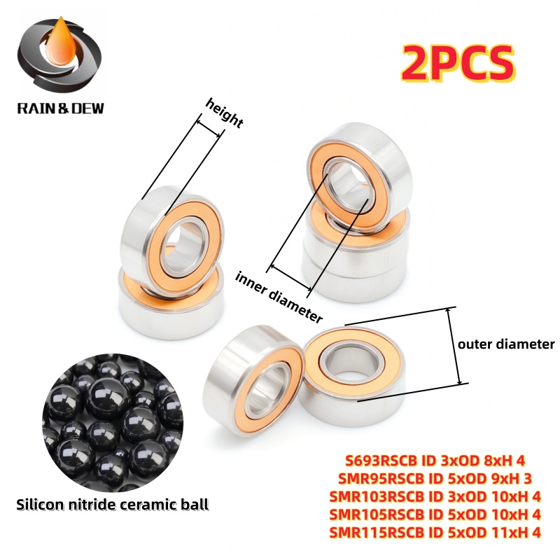 2PCS 미니어처 볼 베어링 3x8x4 3x10x4 5 - Baitcasting Reel 리뷰 및 가격